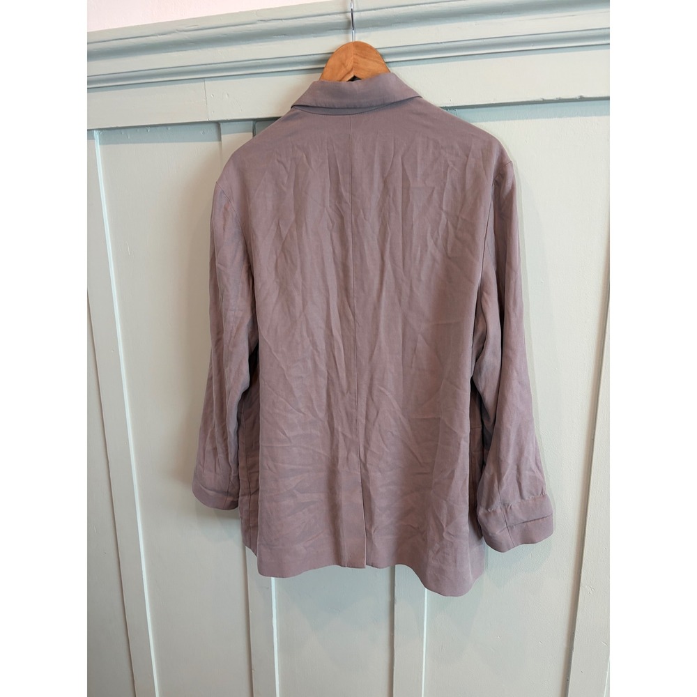Vuori Trestles Twill Blazer Linen Blend Pebble Gray Quiet Luxury L - Picture 9 of 9
